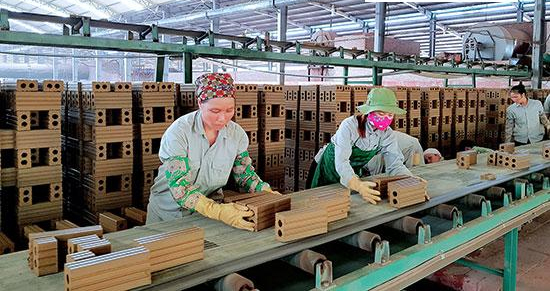 Dây chuyền sản xuất Gạch